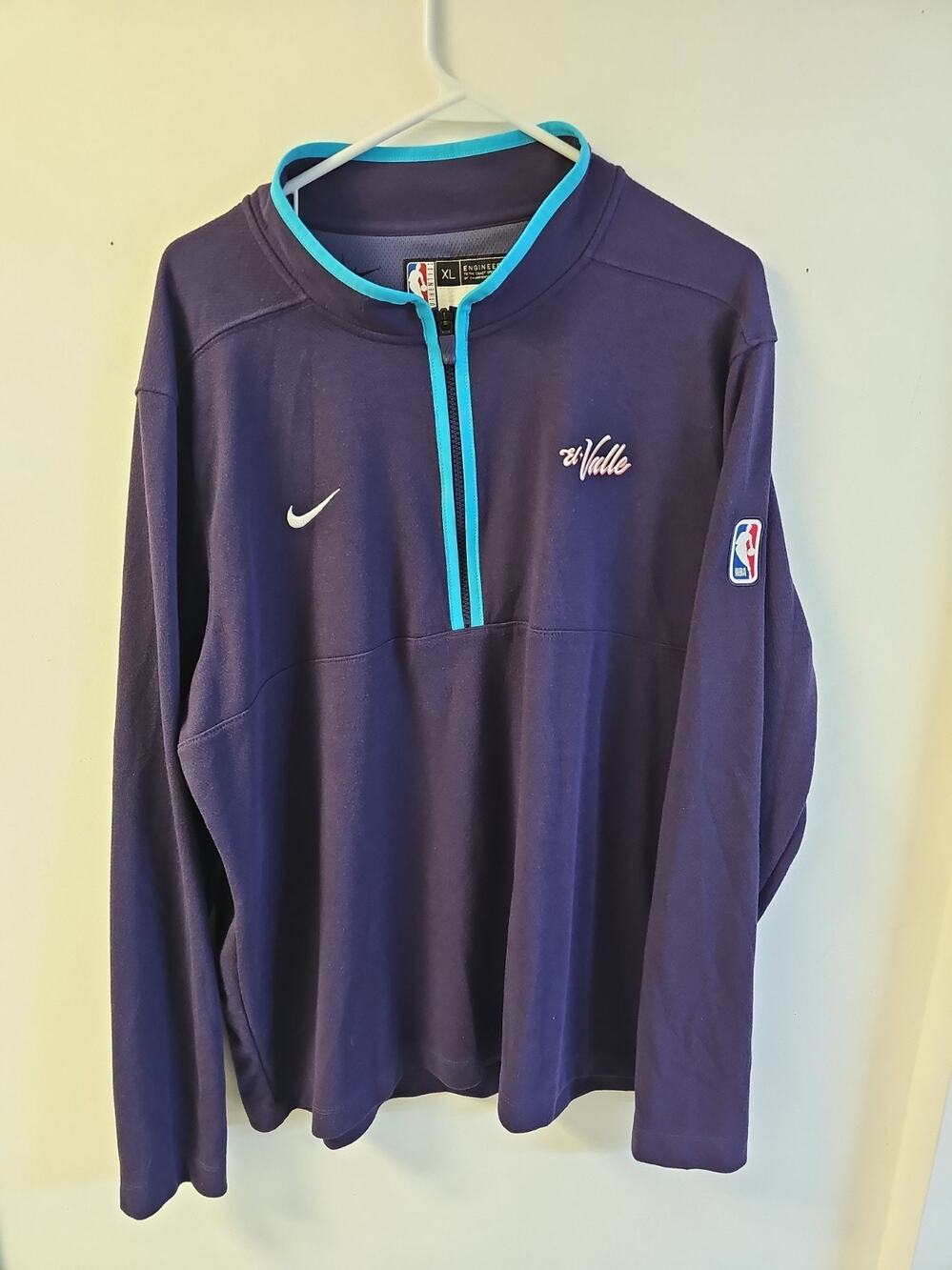Nike Phoenix Suns Quarter 1/4 Zip Mens XL Purple El Valle City Edition